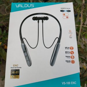Valdus VS-100 ENC Neckband with Voice Change, Vibration Alert & Magnetic On/Off